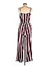 Ci Sono Stripes Burgundy Jumpsuit Size M - photo 2