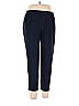 Zara Basic 100% Polyester Solid Blue Casual Pants Size XL - photo 1
