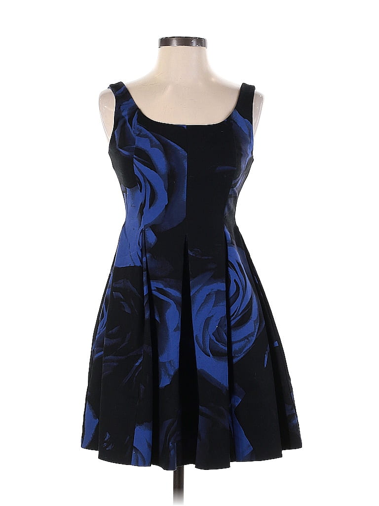 beach cover up dresses Boho Casual Summer Dress Royal Blue Draped Back 大小:L Fabric_Polyester