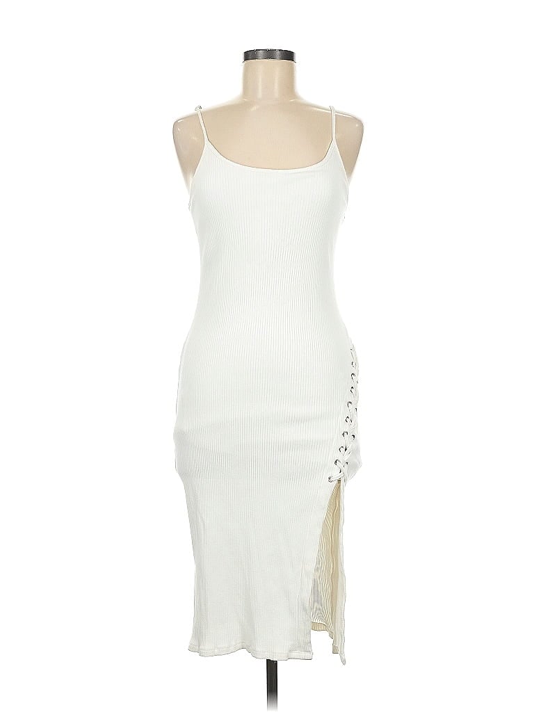 Storia White Casual Dress Size 8 - photo 1