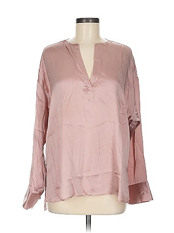 Joie Long Sleeve Silk Top (view 1)