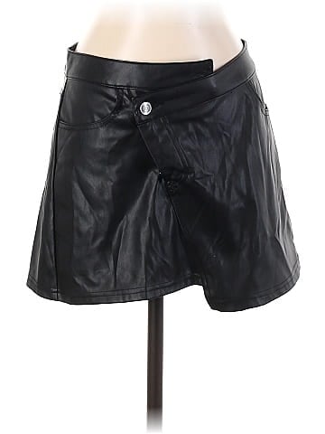 Future Collective Faux Leather Skirt (view 1)