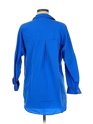Big Dart 3/4 Sleeve Button-Down Shirt (view 2)