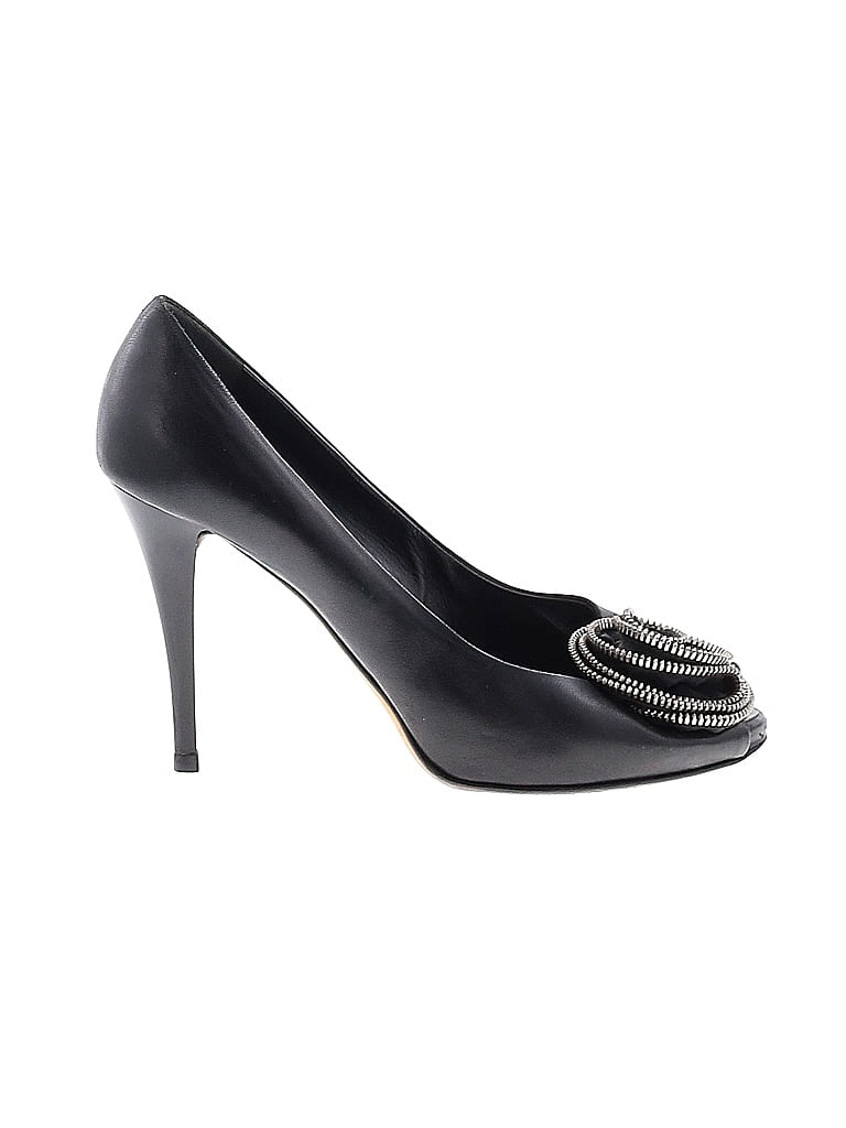Giuseppe Zanotti 100% Leather Black Heels Size EU (IT) 41 / US 11 - photo 1