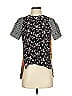Gilmar 100% Silk Black Short Sleeve Silk Top Size EU (IT) 36 / US 0 - photo 1