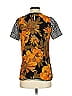 Gilmar 100% Silk Black Short Sleeve Silk Top Size EU (IT) 36 / US 0 - photo 2