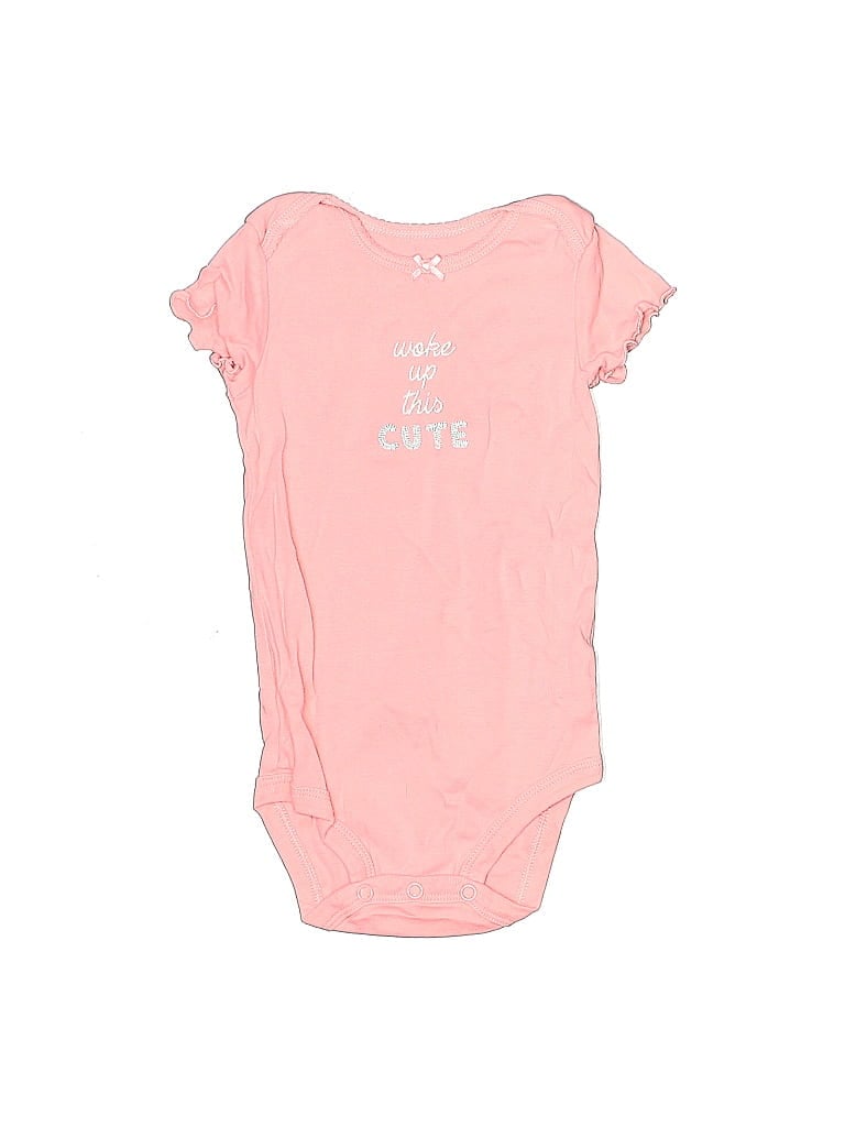 Pre-owned Carter's Babies' Short Sleeve Onesie