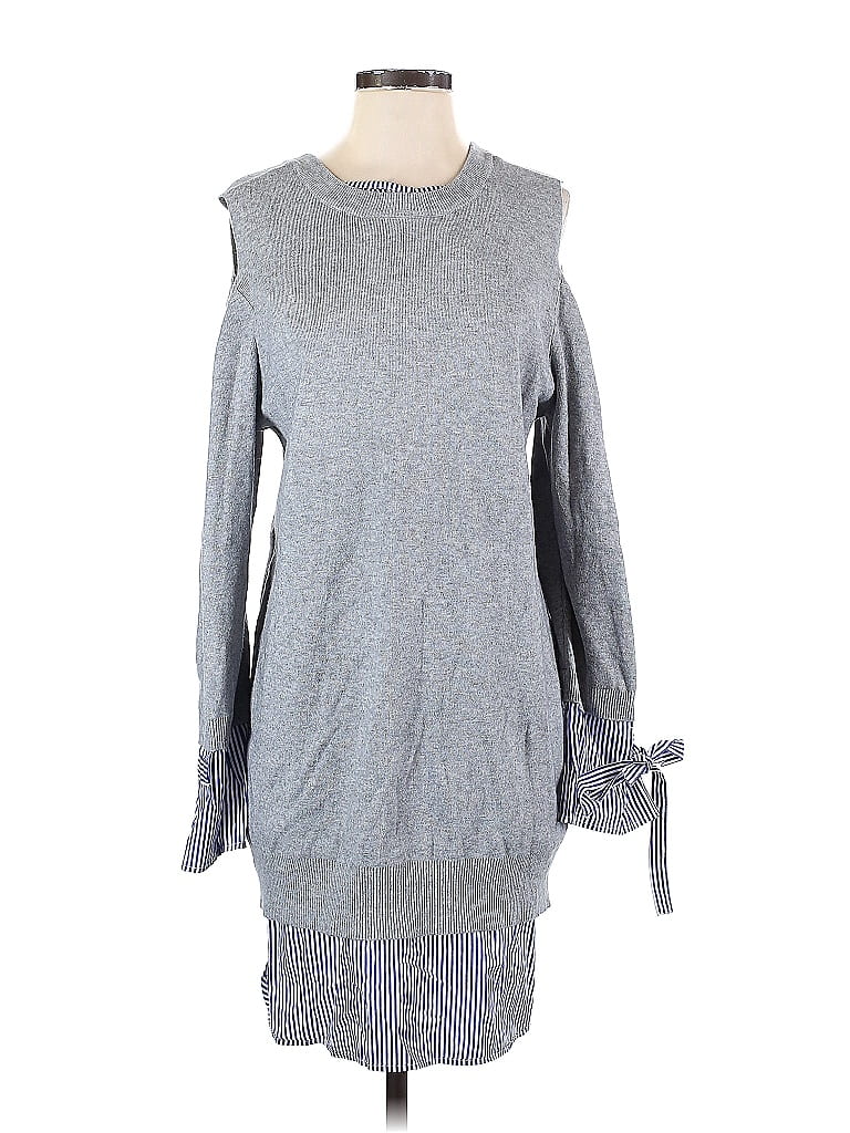 Basic House Gray Casual Dress Size S - photo 1