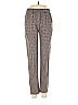 Diega Houndstooth Gray Tan Casual Pants Size XS - photo 1