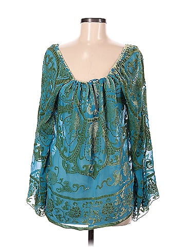 Hale Bob 3/4 Sleeve Silk Top (view 1)