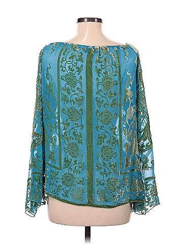Hale Bob 3/4 Sleeve Silk Top (view 2)