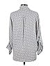 Pleione 100% Polyester Gray Long Sleeve Blouse Size L - photo 2