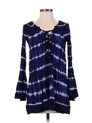 Blue Life Long Sleeve Blouse (view 1)