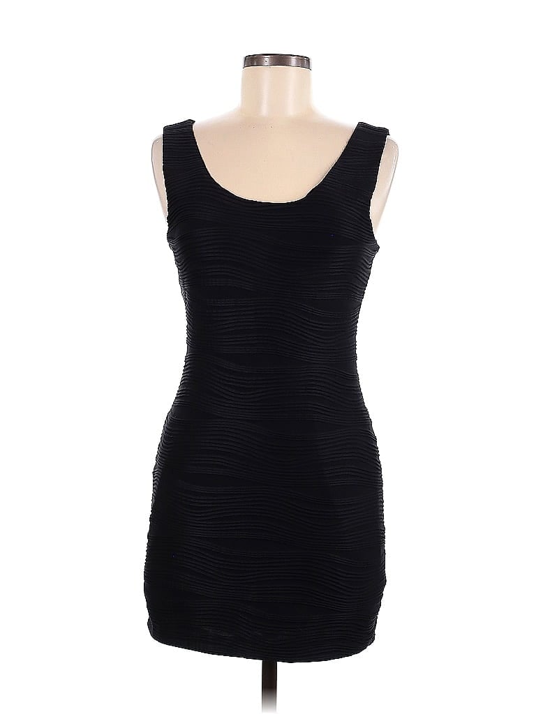Studio Y Solid Black Cocktail Dress Size M - photo 1