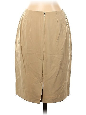 Linda Allard Ellen Tracy Silk Skirt (view 2)