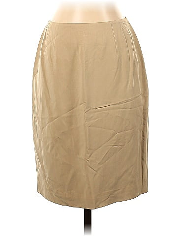 Linda Allard Ellen Tracy Silk Skirt (view 1)