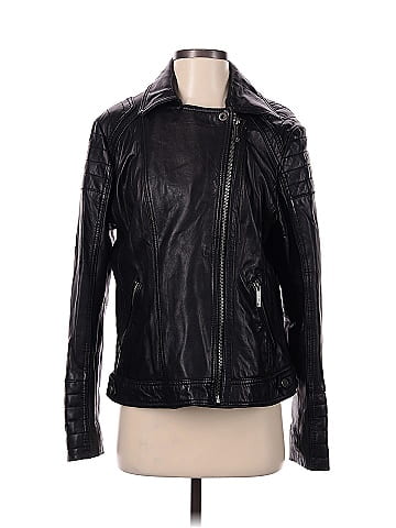 MICHAEL Michael Kors Leather Jacket (view 1)