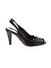 Butter Animal Print Brown Heels Size 7 1/2 - photo 1