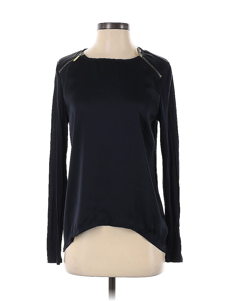 MICHAEL KORS Size 8 Black Rayon Sleeveless Dress Top