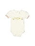 Baby Aspen 100% Cotton Ivory Short Sleeve Onesie Size 12-18 mo - photo 1
