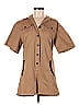Prada 100% Cotton Solid Tan Romper Size EU (IT) 36 / US 0 - photo 1