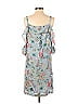Sanctuary 100% Polyester Floral Gray Casual Dress Size S - photo 2