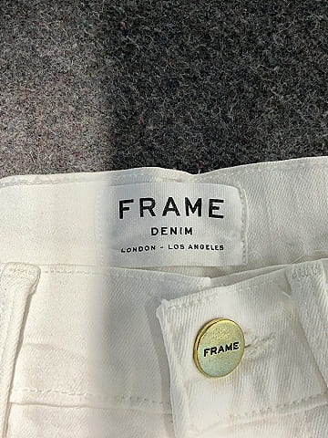 FRAME Denim White Jeans Size 25 waist