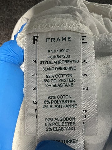 FRAME Denim White Jeans Size 25 waist