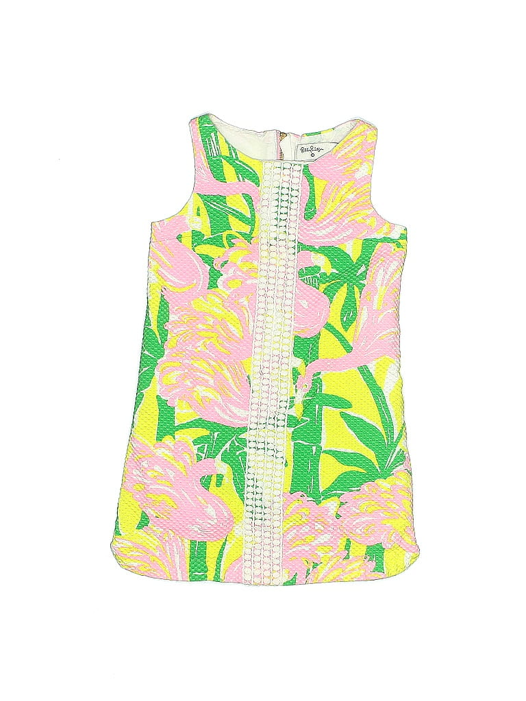 Robe Fille à Carreaux Multicolores Lilly Pulitzer Taille 6X - Occasion En Excellent état