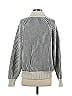Mara Hoffman 100% Wool Stripes Silver Wool Pullover Sweater Size S - photo 2