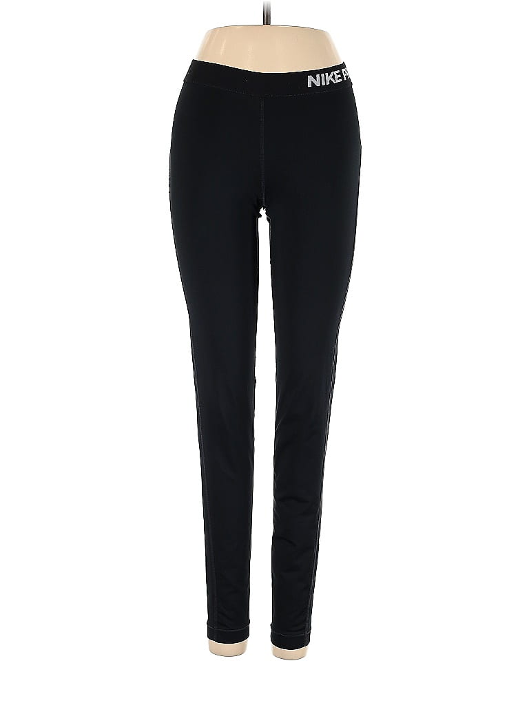 Pre-owned Nike Active Pants In Black