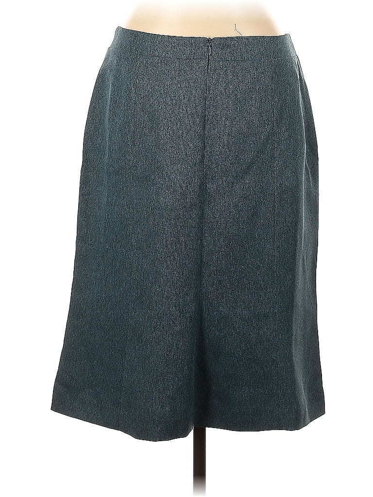 Judy's Group Inc 100% Polyester Chevron-herringbone Gray Formal Skirt Size 10 - photo 1