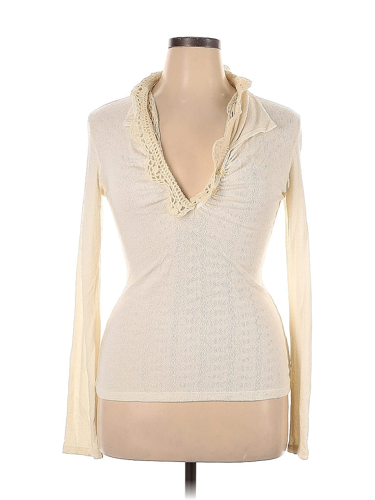 Transit Par-Such Ivory Long Sleeve Top Size XL (IV or 4) - photo 1