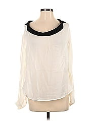 Haute Hippie Long Sleeve Silk Top