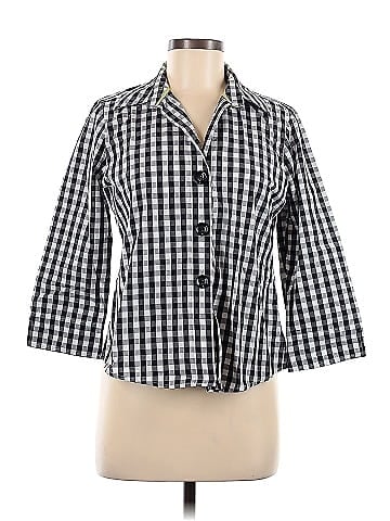 Foxcroft 3/4 Sleeve Button-Down Shirt (view 1)