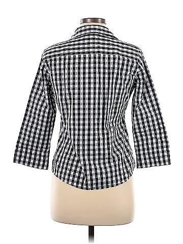 Foxcroft 3/4 Sleeve Button-Down Shirt (view 2)