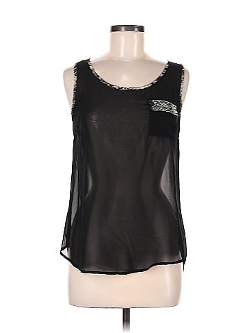 Edge Sleeveless Blouse (view 1)