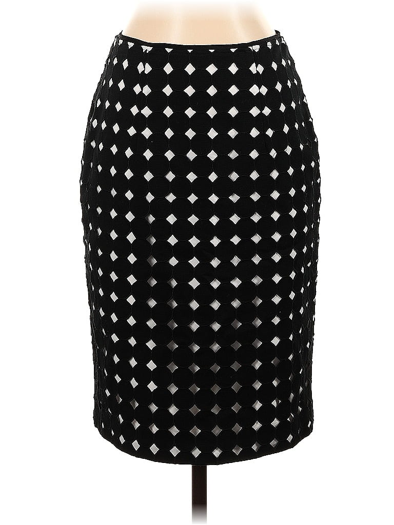 Pre-owned White House Black Market Formal Skirt In Black