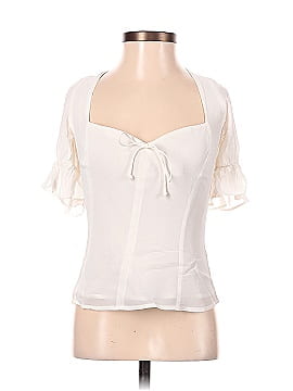 Reformation Short Sleeve Blouse
