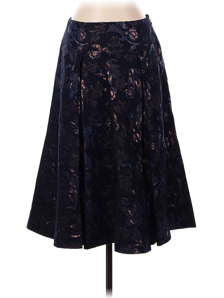 Teri Jon by Rickie Freeman Blue Wool Skirt Size 4 82 off ThredUp