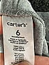 Carter's 100% Cotton Gray Cargo Pants 3-6 MO / 6 MO - photo 3