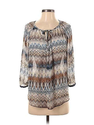 Sharagano 3/4 Sleeve Blouse (view 1)