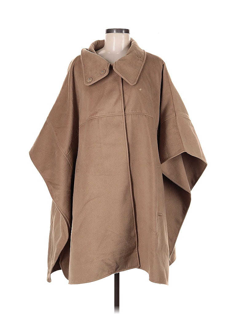 H M 100 Polyester Brown Coat Size M 51 off ThredUp