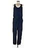 CAbi 100% Polyester Solid Blue Jumpsuit Size M - photo 1
