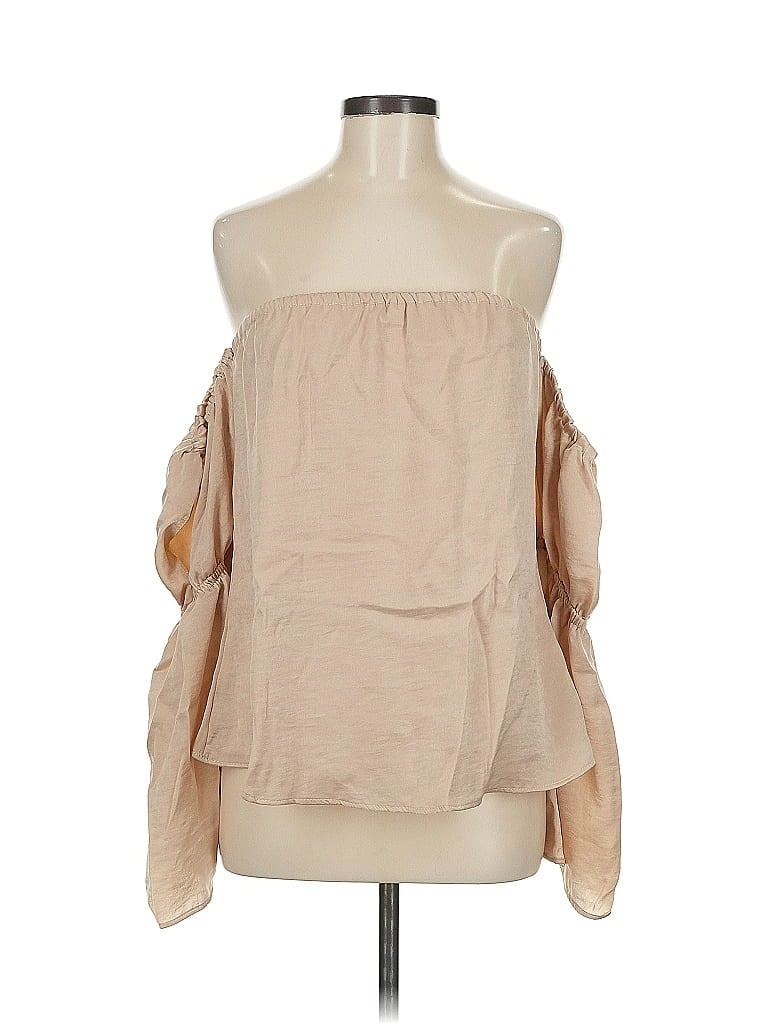 Aimée Tan Long Sleeve Blouse Size M - photo 1