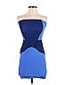 Boulee Color Block Blue Cocktail Dress Size 4 - photo 1