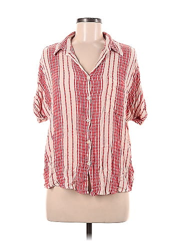 En Creme Short Sleeve Blouse (view 1)