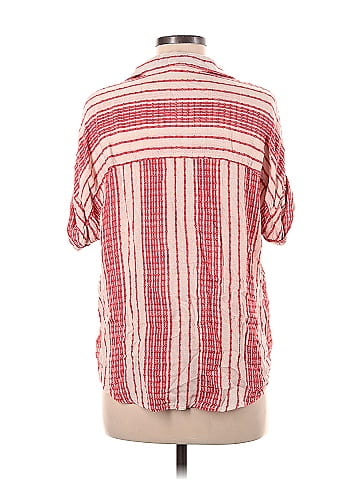 En Creme Short Sleeve Blouse (view 2)