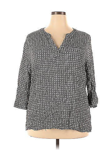 Ava Christine 3/4 Sleeve Blouse (view 1)