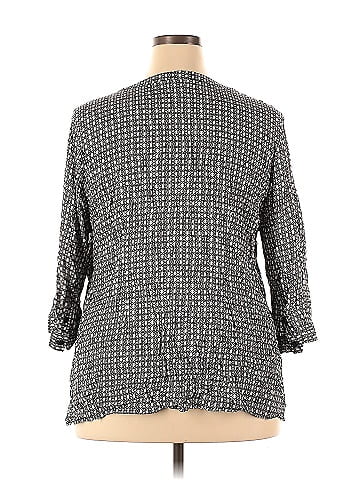 Ava Christine 3/4 Sleeve Blouse (view 2)